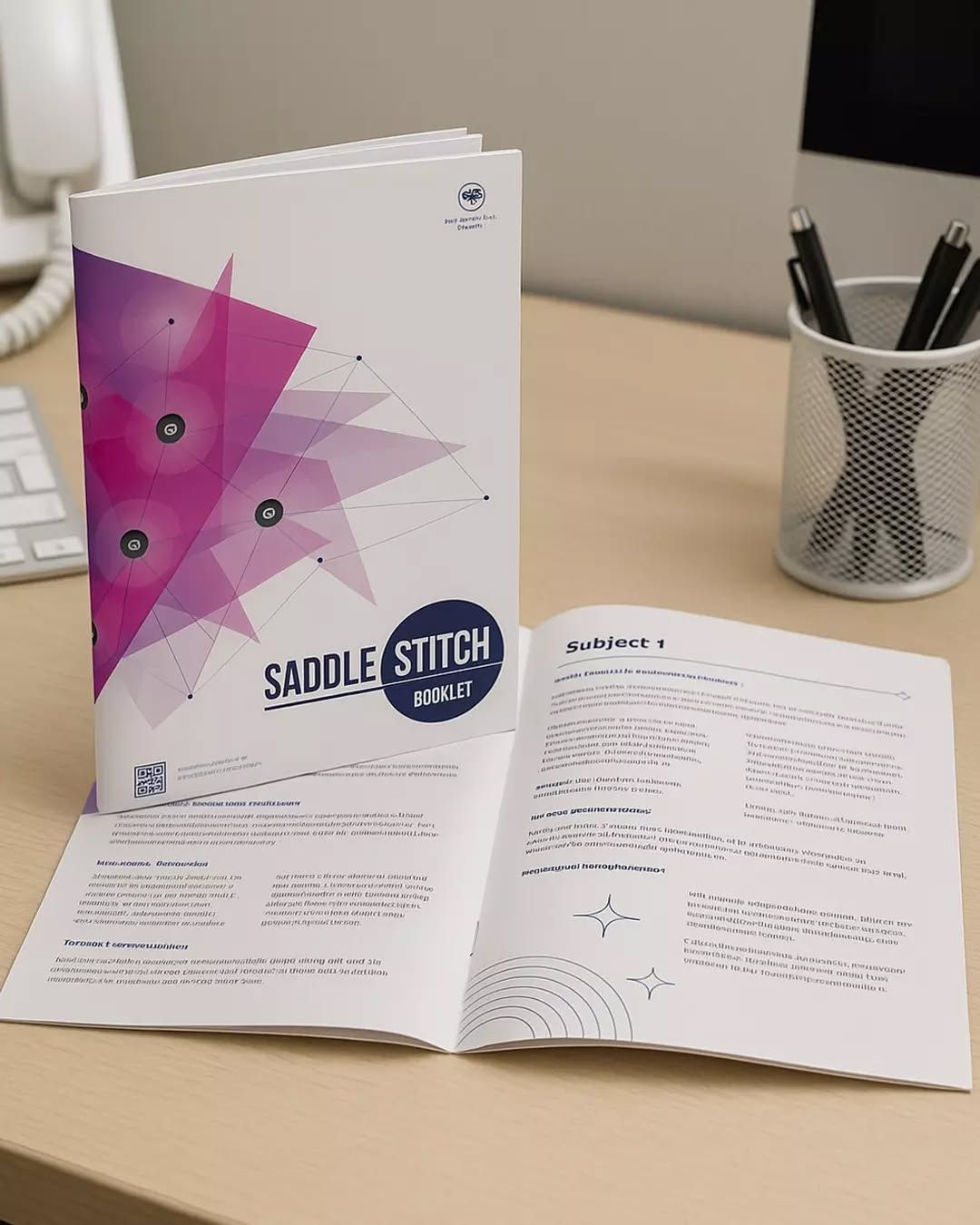 Saddle-Stitched Booklet (8 pages)